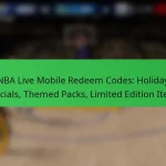 NBA Live Mobile Redeem Codes: Holiday Specials, Themed Packs, Limited Edition Items