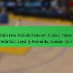 NBA Live Mobile Redeem Codes: Player Appreciation, Loyalty Rewards, Special Currency