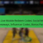 NBA Live Mobile Redeem Codes: Social Media Giveaways, Influencer Codes, Bonus Packs