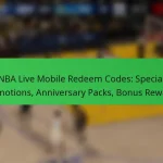 NBA Live Mobile Redeem Codes: Special Promotions, Anniversary Packs, Bonus Rewards