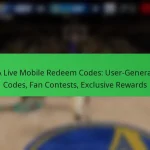 NBA Live Mobile Redeem Codes: User-Generated Codes, Fan Contests, Exclusive Rewards